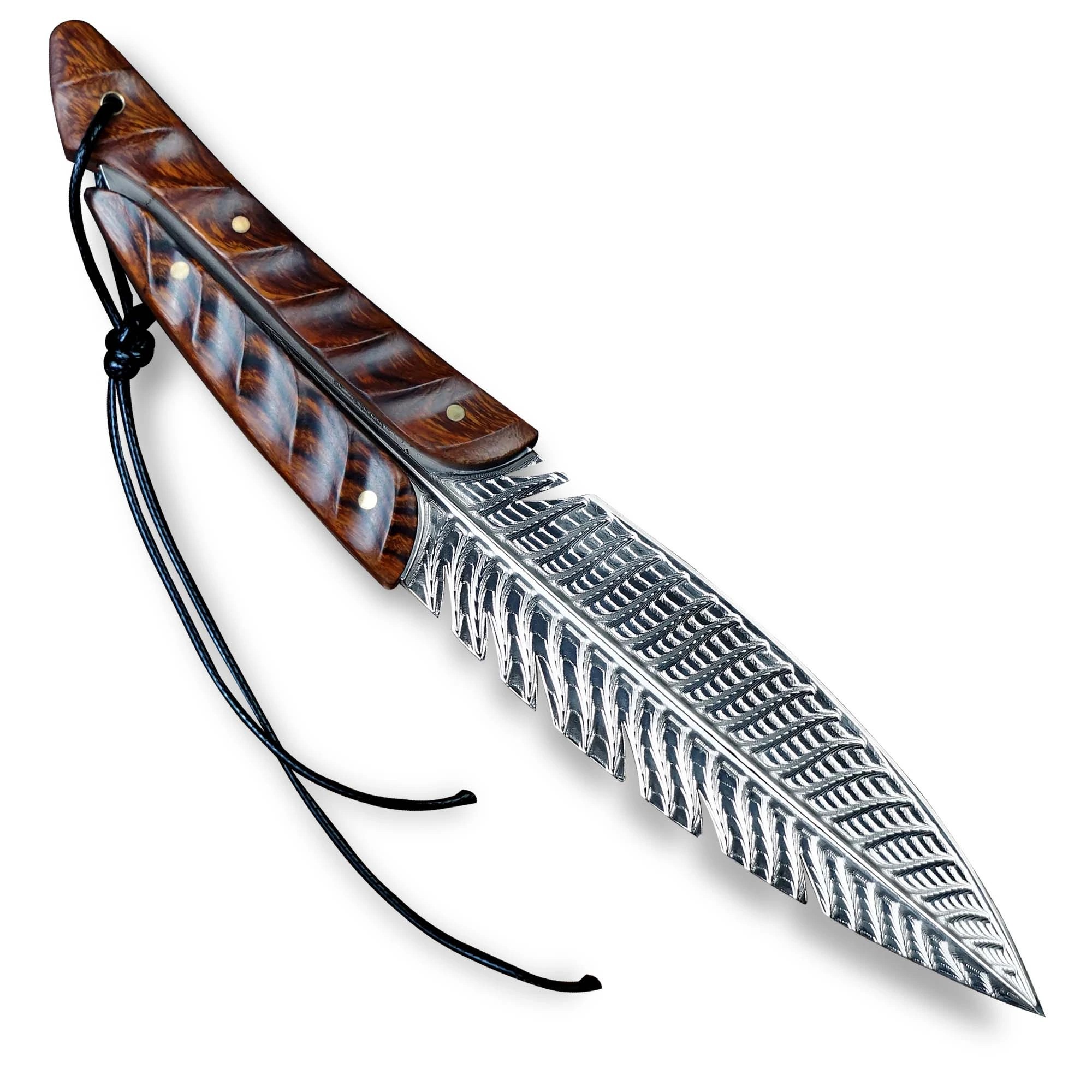 foto Dama�kov� loveck� n�� Dellinger Quill, ocel VG-10, d�evo topolu